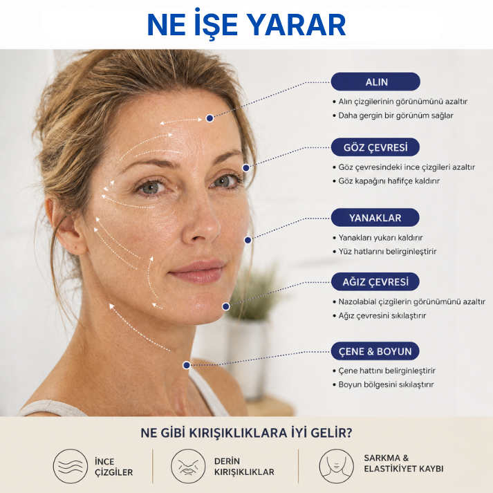Doğal Botoks Etkili Şeffaf Bant(40 adet)